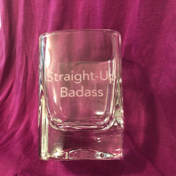 Hallmark Other - Hallmark Low Ball Straight-up Badass glass